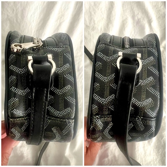 👑✅PRICE FIRM✅ Black Fashion Monogram Sac Cap Vert Style Crossbody Bag. - Picture 10 of 17